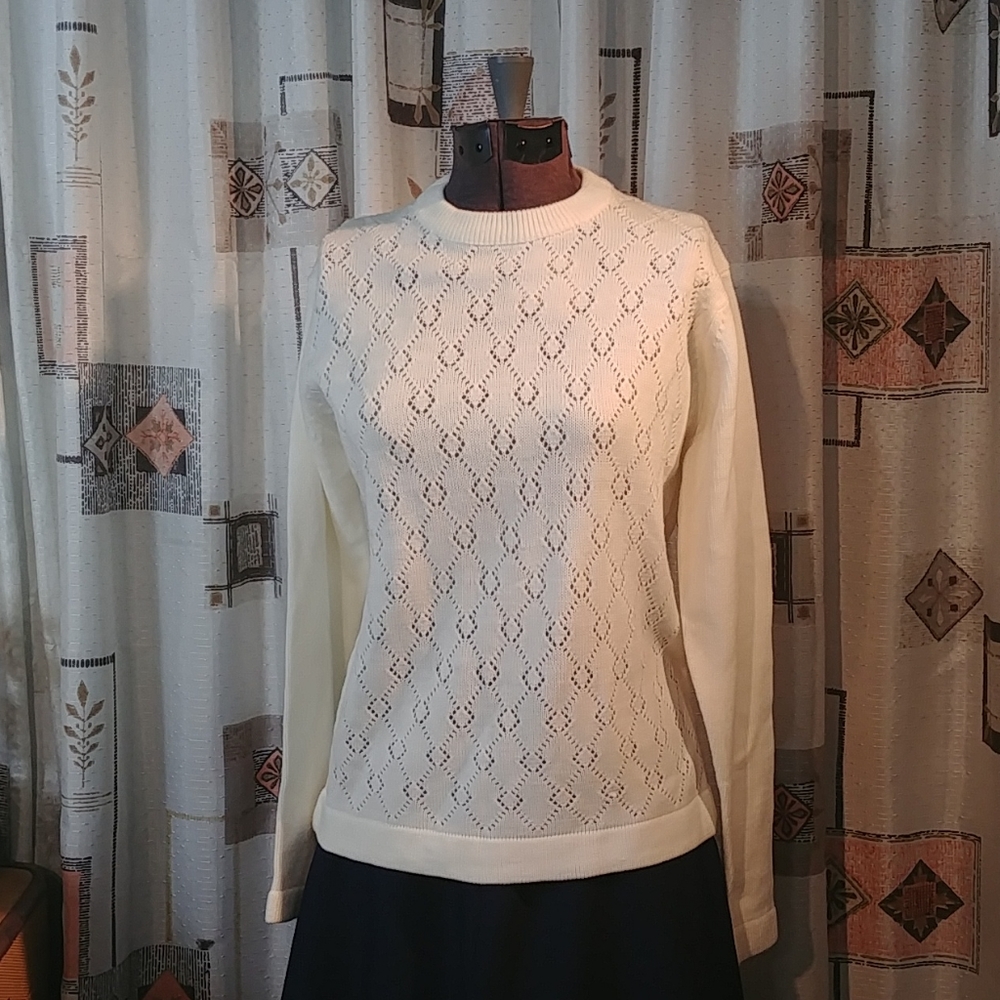 80s Russ Acrylic knit sweater NWT